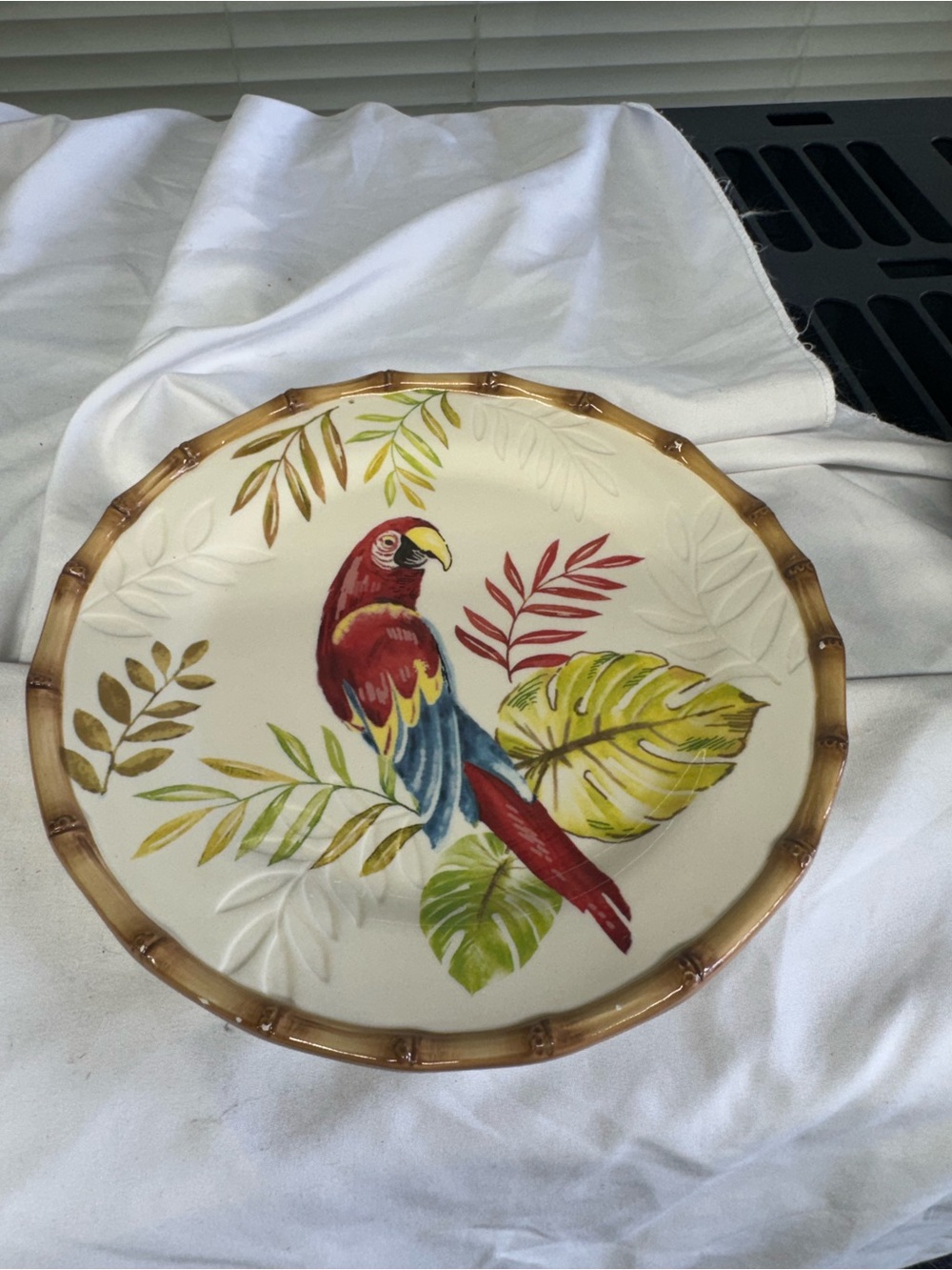 VTG Pier 1 Imports Cabana ceramic plate